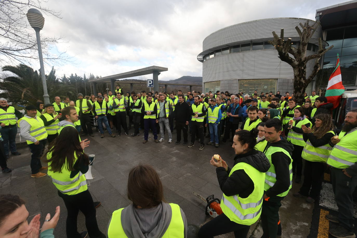 Las &#039;tractoradas&#039; llegan a Gipuzkoa