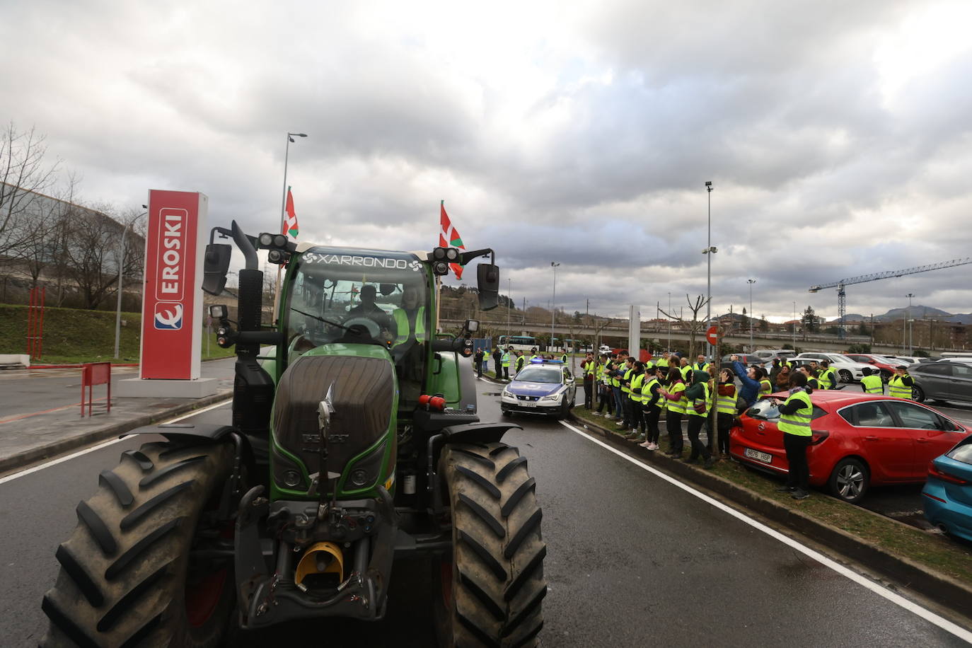 Las &#039;tractoradas&#039; llegan a Gipuzkoa