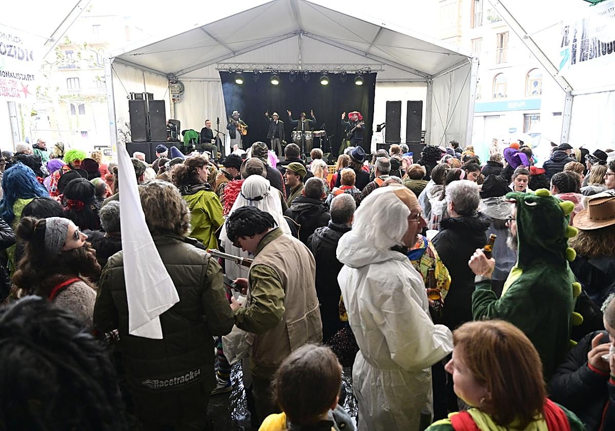 Foto generica de una de las citas de los carnavales de Tolosa.