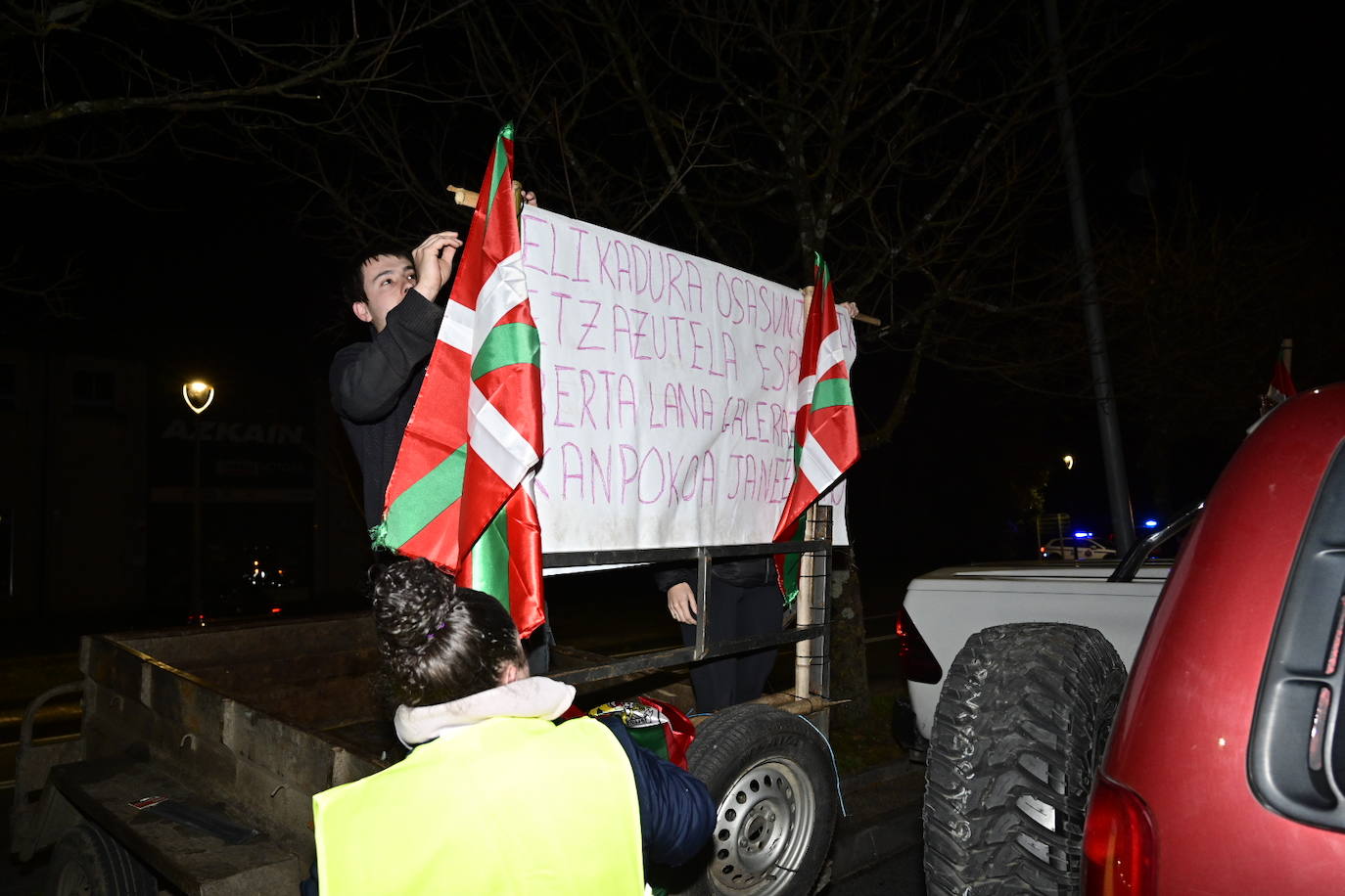 Las &#039;tractoradas&#039; llegan a Gipuzkoa