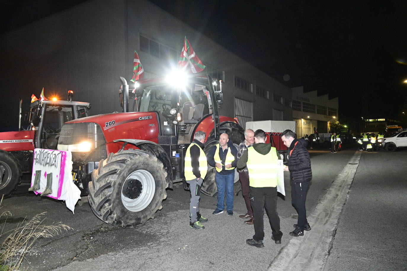 Las &#039;tractoradas&#039; llegan a Gipuzkoa