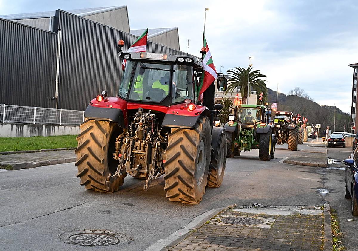 Las &#039;tractoradas&#039; llegan a Gipuzkoa