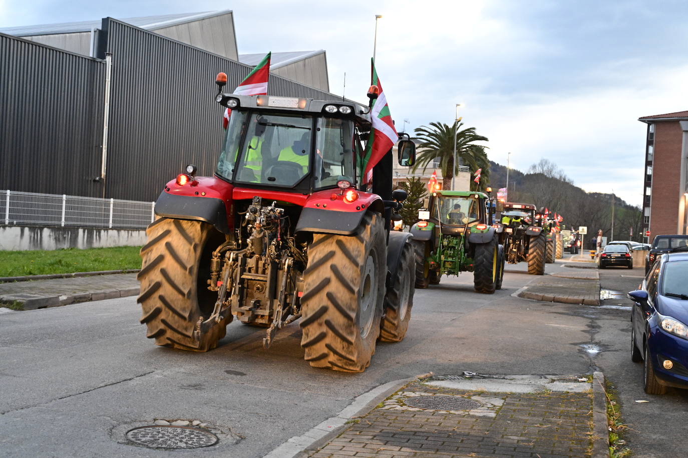 Las &#039;tractoradas&#039; llegan a Gipuzkoa