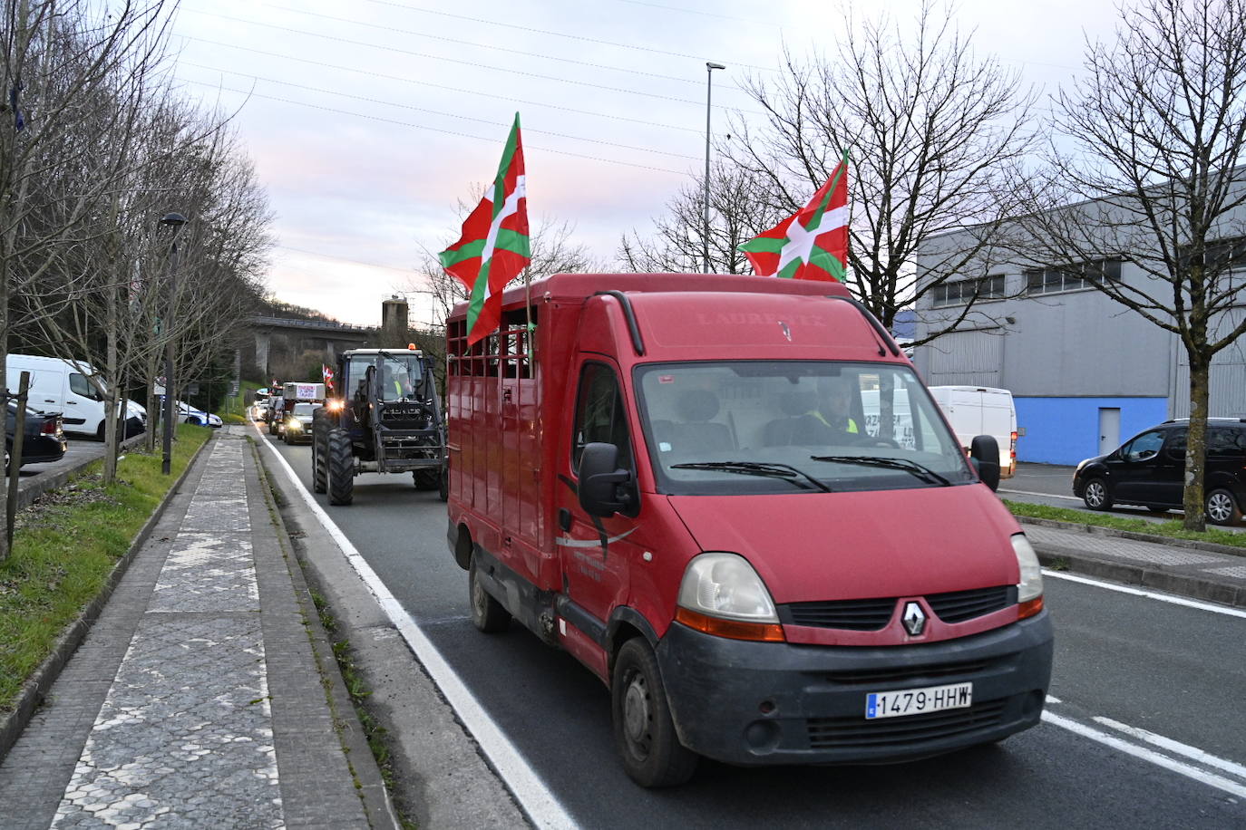 Las &#039;tractoradas&#039; llegan a Gipuzkoa