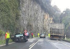 Imagen del accidente.