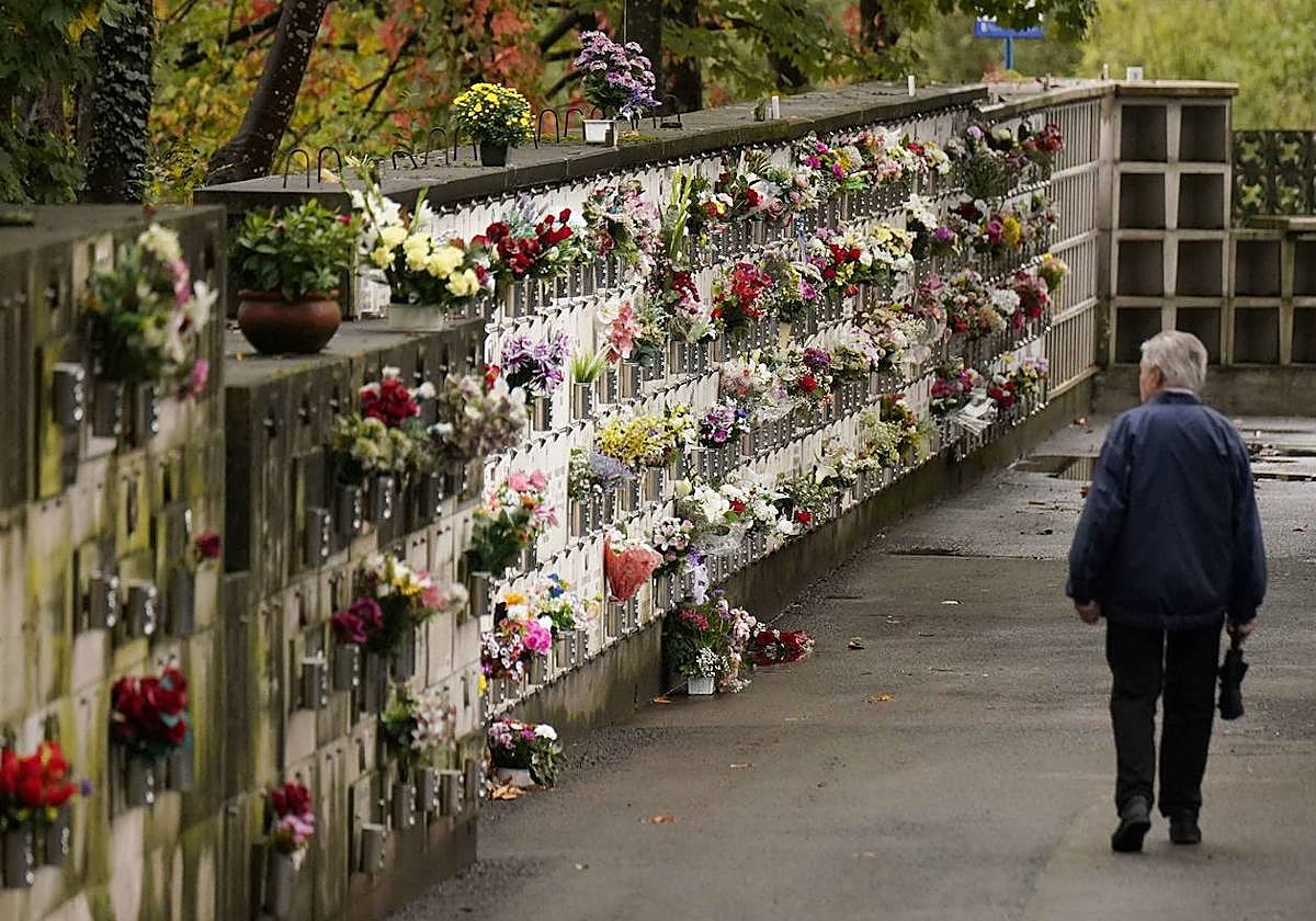 Cementerio de Polloe, en Donostia.