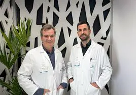 Los doctores Juan Arenas y Fran Zozaya, médicos especialistas en Aparato Digestivo de Policlínica Gipuzkoa
