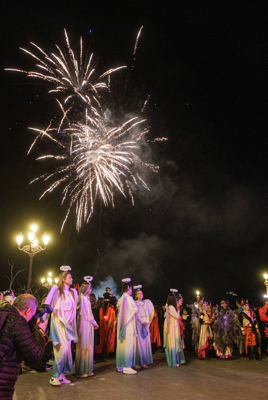 Las mejores imágenes del entierro de la sardina de Donostia