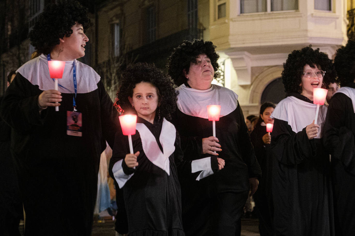 Las mejores imágenes del entierro de la sardina de Donostia