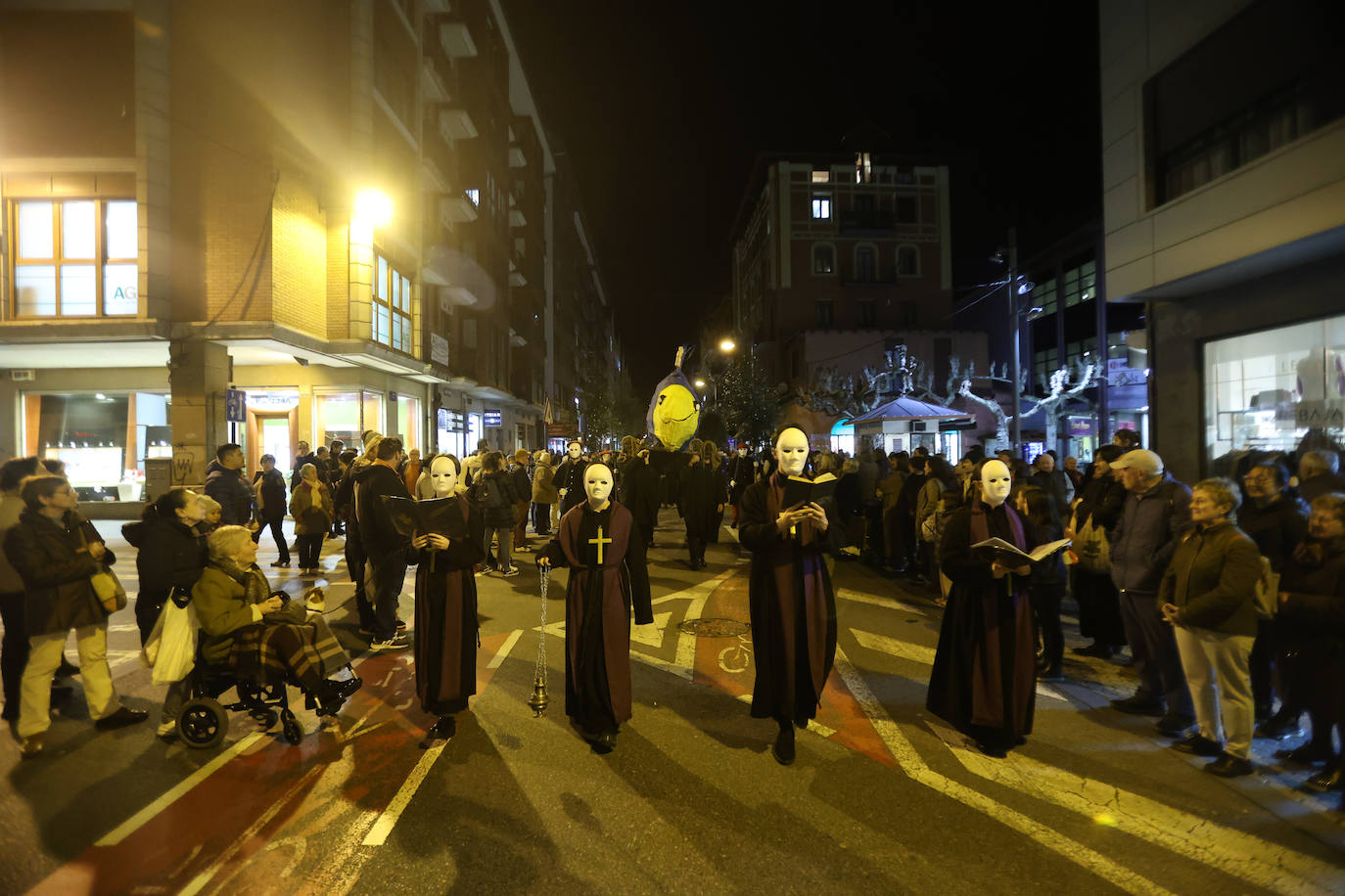 El entierro de la sardina de Errenteria, en imágenes