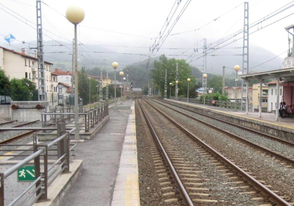 La estación de Villabona-Zizurkil.