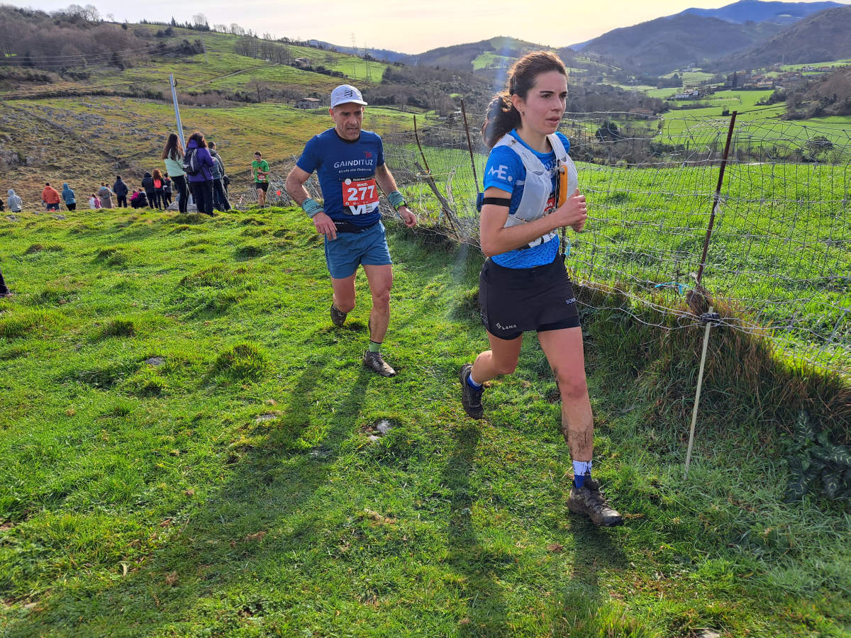 Iraitz Legorburu eta Oihana Zubillaga nagusi Zaldei bidea lasterketan