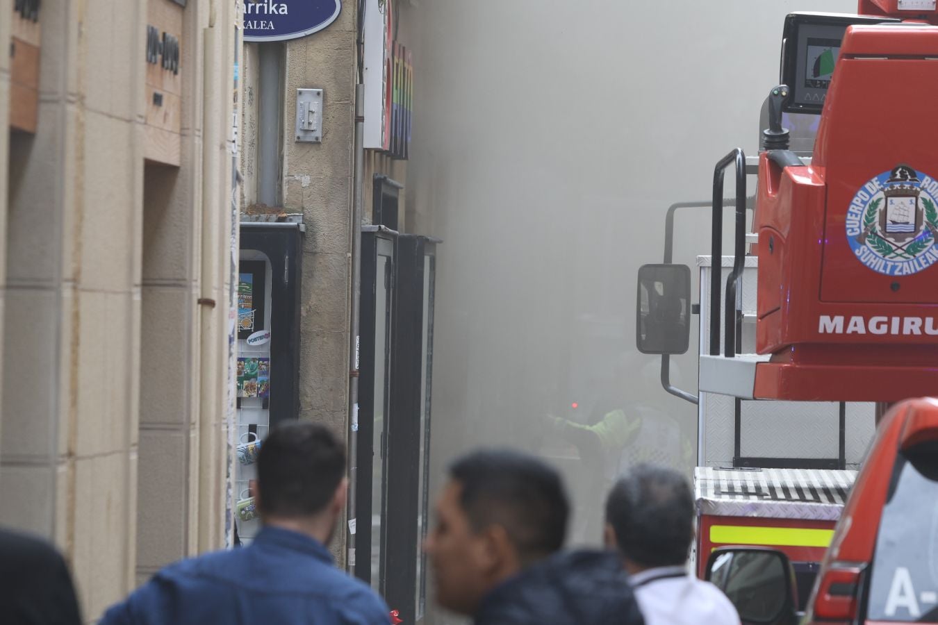 El humo vuelve a activar las alertas en la Parte Vieja