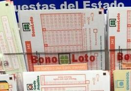 Un boleto del sorteo de Bonoloto.