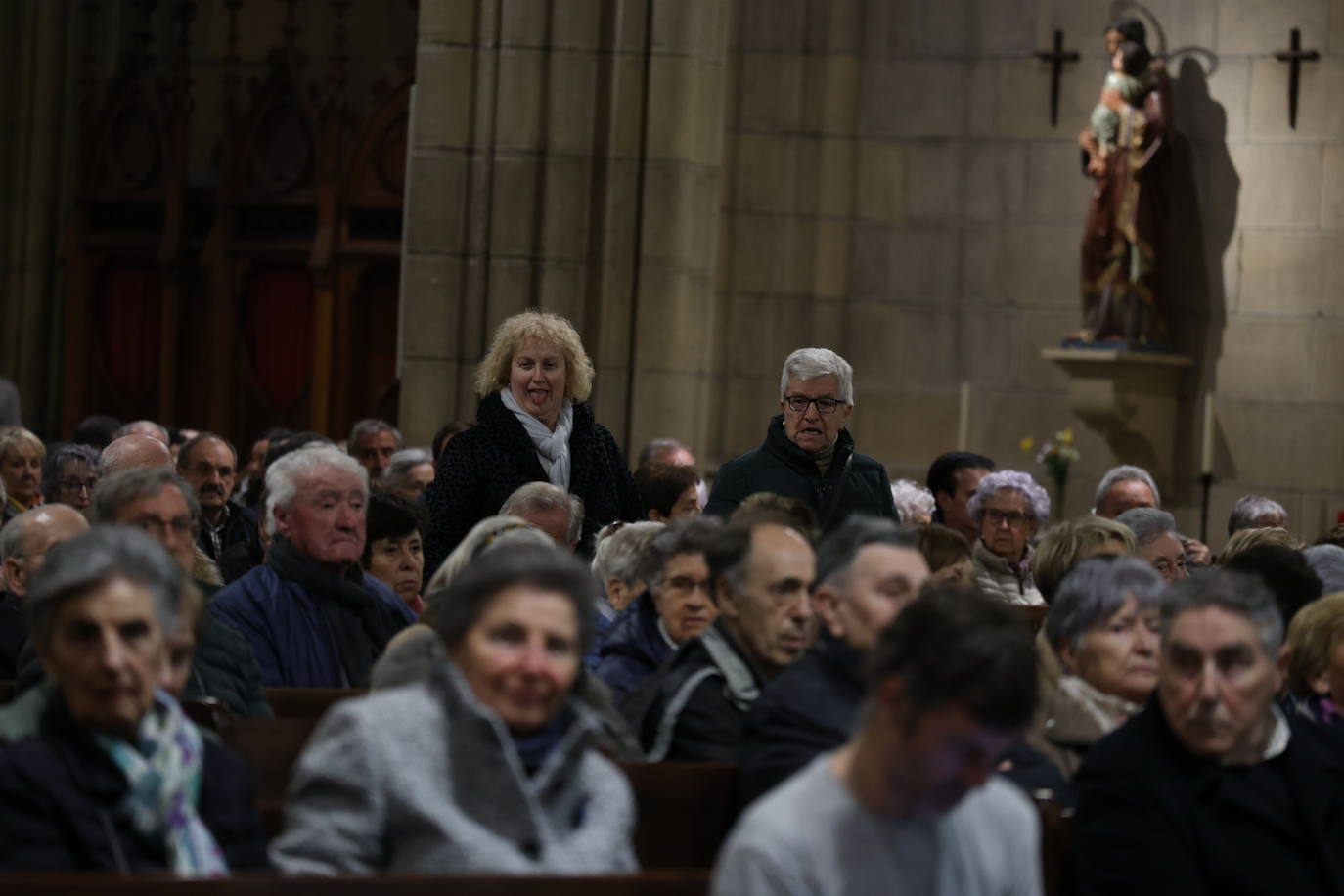 Las imágenes del funeral de Juan Mari Uriarte