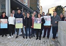 Representantes municipales y vecinos de los barrios altos dieron a conocer este lunes el día de la apertura.