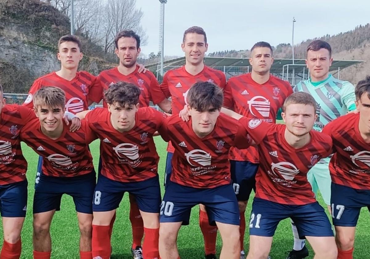 Once inicial ante el Añorga en Zubieta.