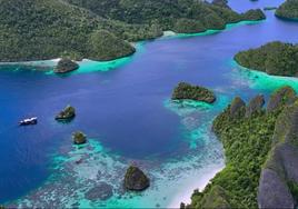 Las islas Raja Ampat, en Indonesia, una de las zonas que exploran dos de los cortometrajes de la sesión de hoy.