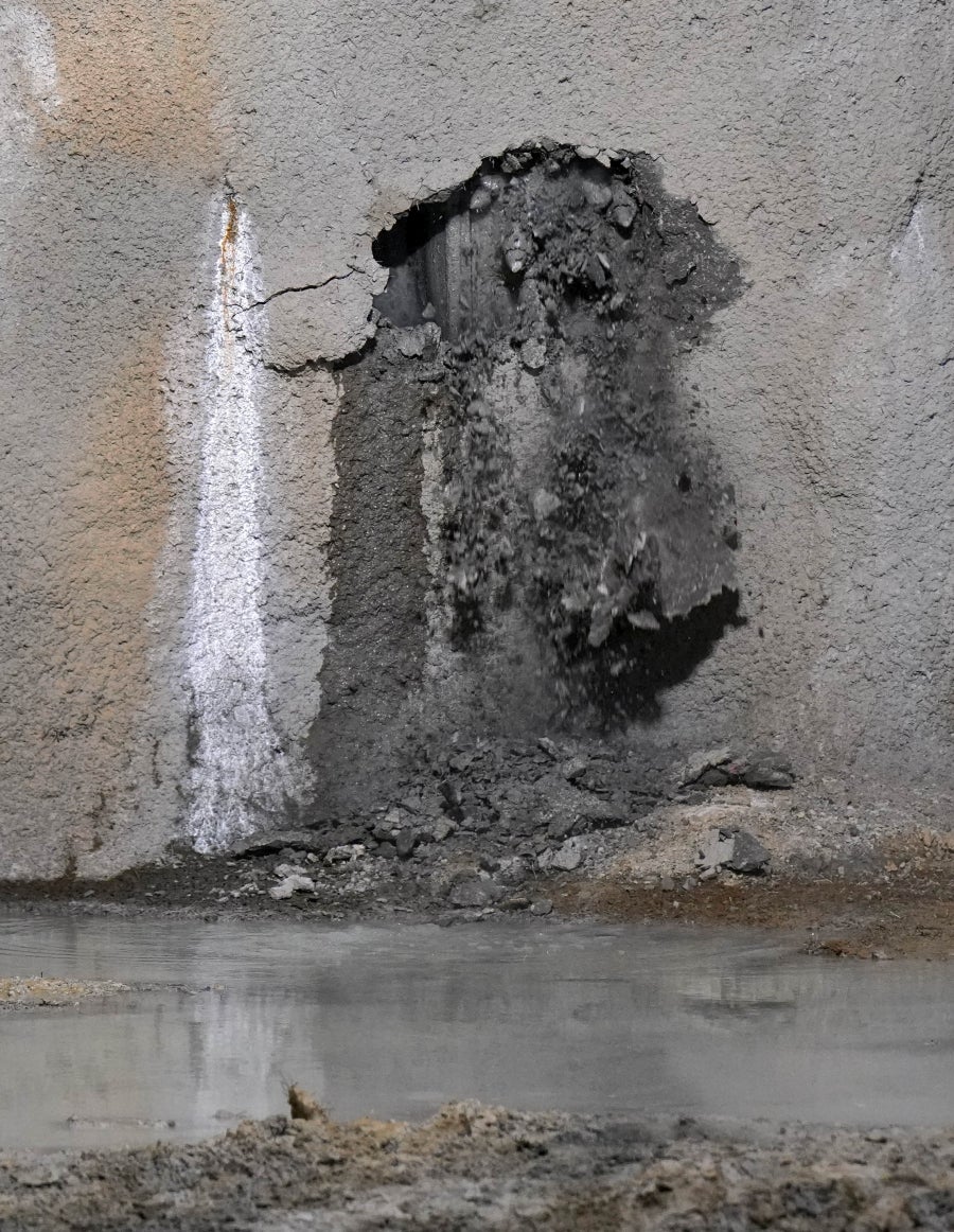 Los dos extremos del túnel del Topo en Donostia se unen bajo el Centro