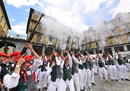 Imagen correspondiente a una salva de escopeteros y escopeteras