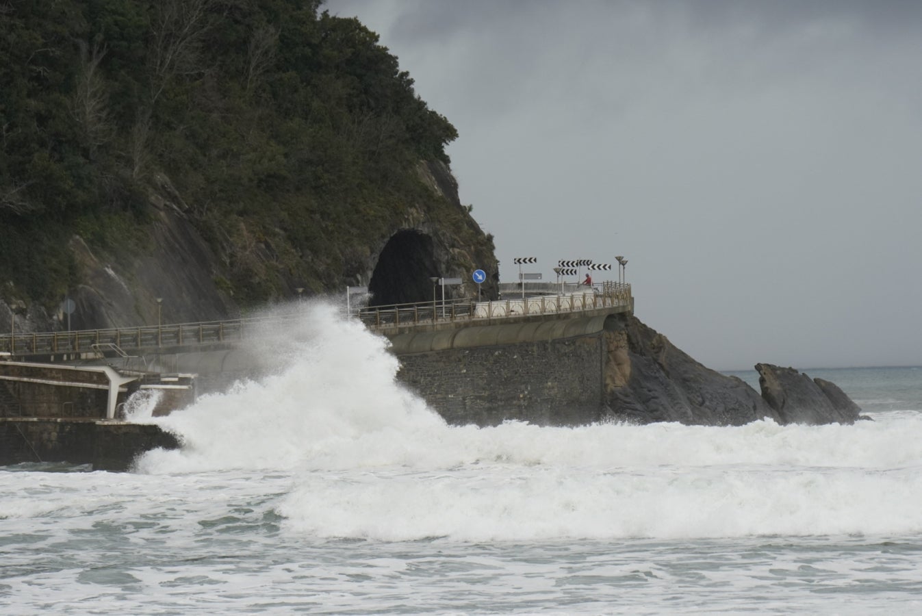 La borrasca &#039;Louis&#039; barre Gipuzkoa
