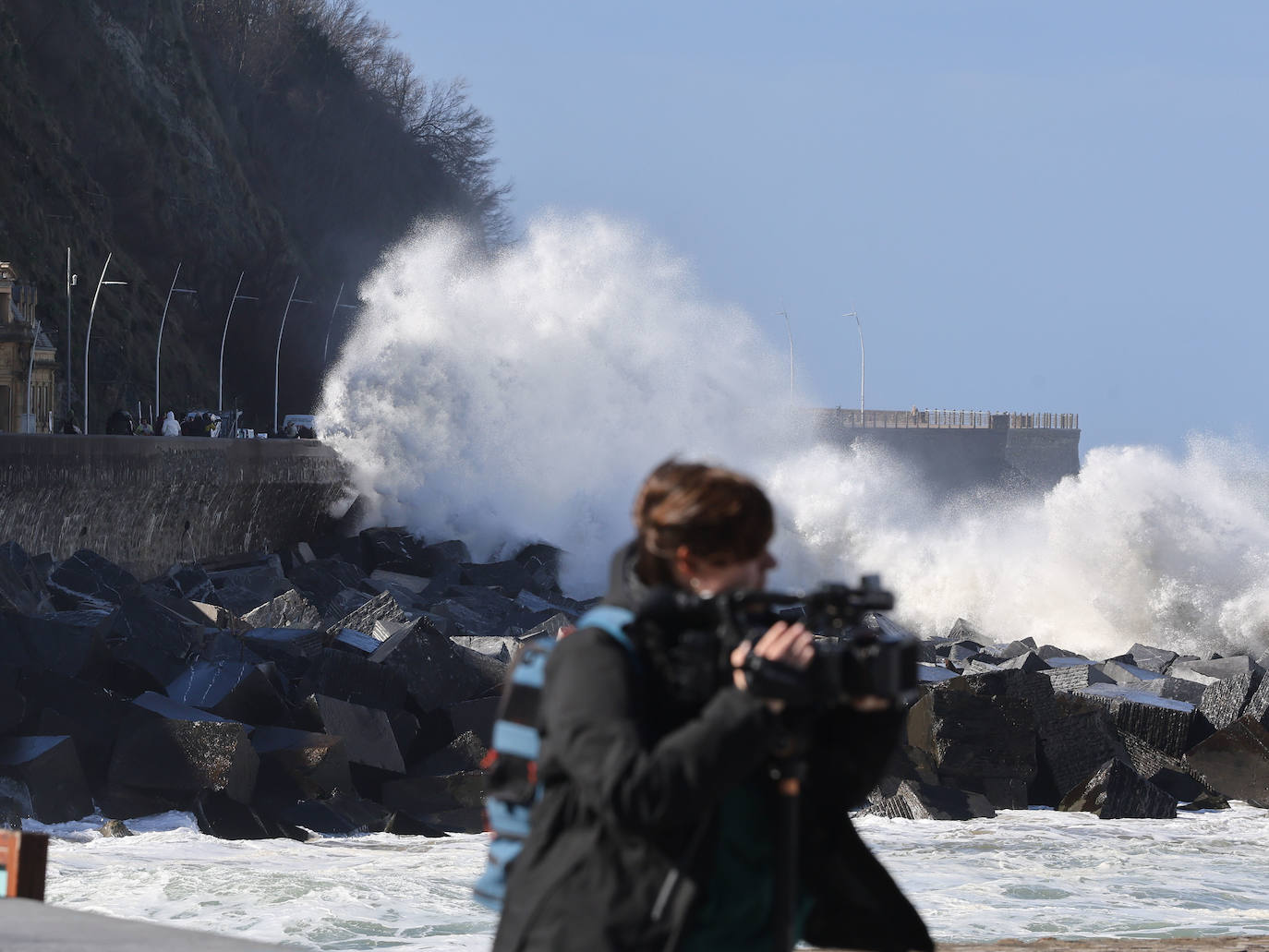 La borrasca &#039;Louis&#039; barre Gipuzkoa