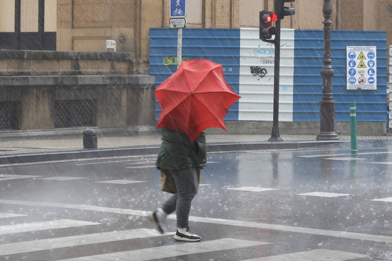 La borrasca &#039;Louis&#039; barre Gipuzkoa