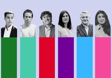 Los seis candidatos a lehendakari en las elecciones vascas