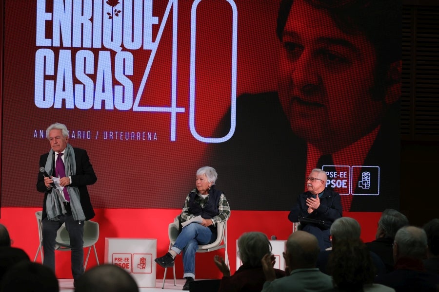 El PSE-EE homenajea a Enrique Casas en el 40 aniversario de su asesinato