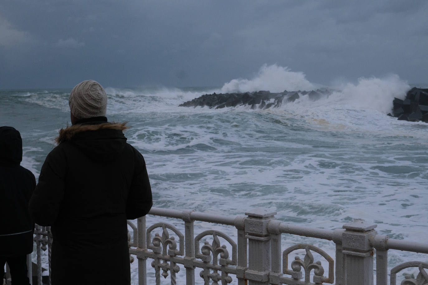 El paso de la borrasca &#039;Louis&#039;, en imágenes