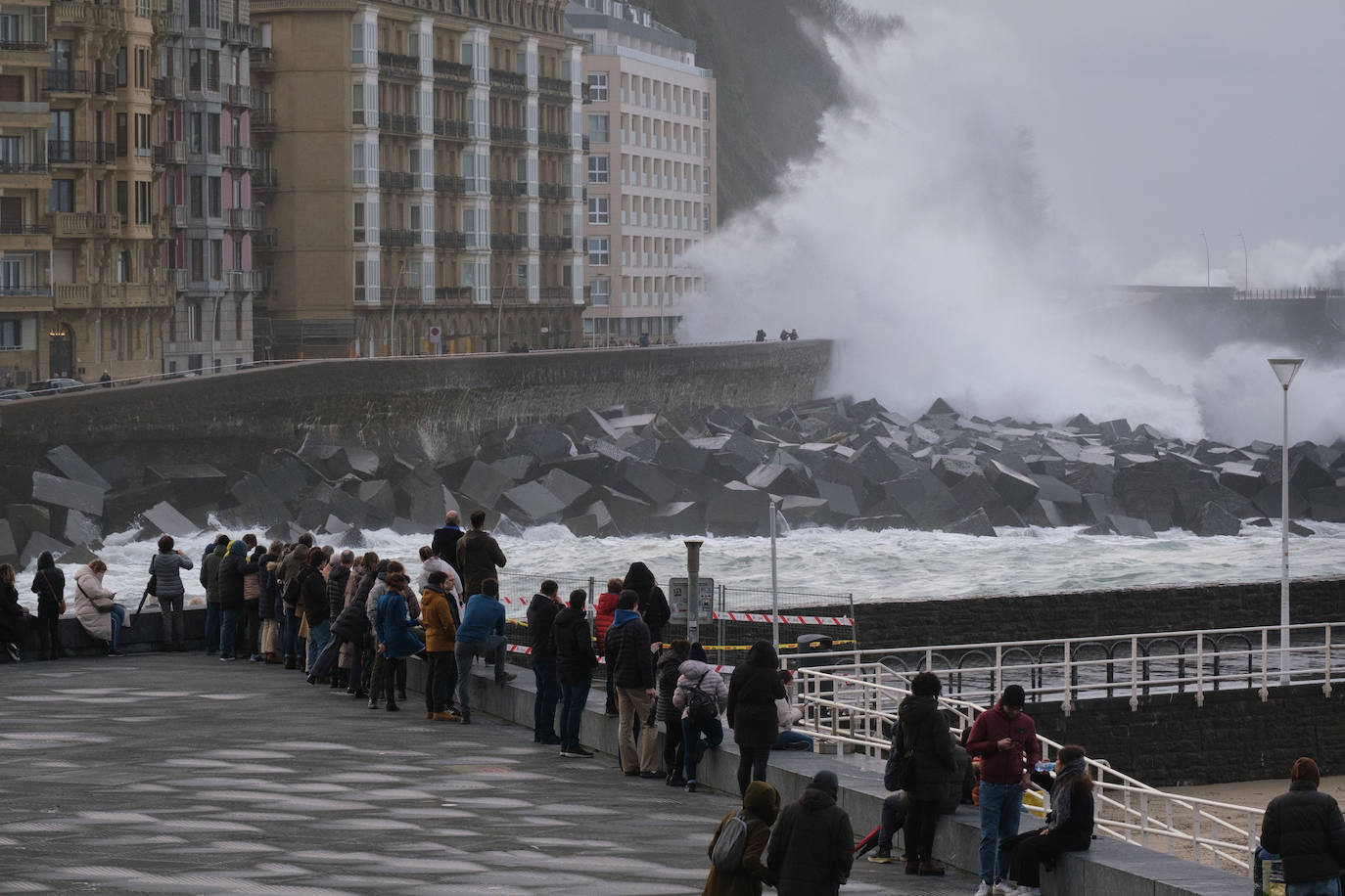El paso de la borrasca &#039;Louis&#039;, en imágenes