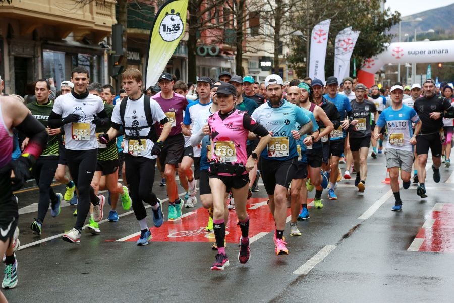 Éxito de la media maratón del Bidasoa