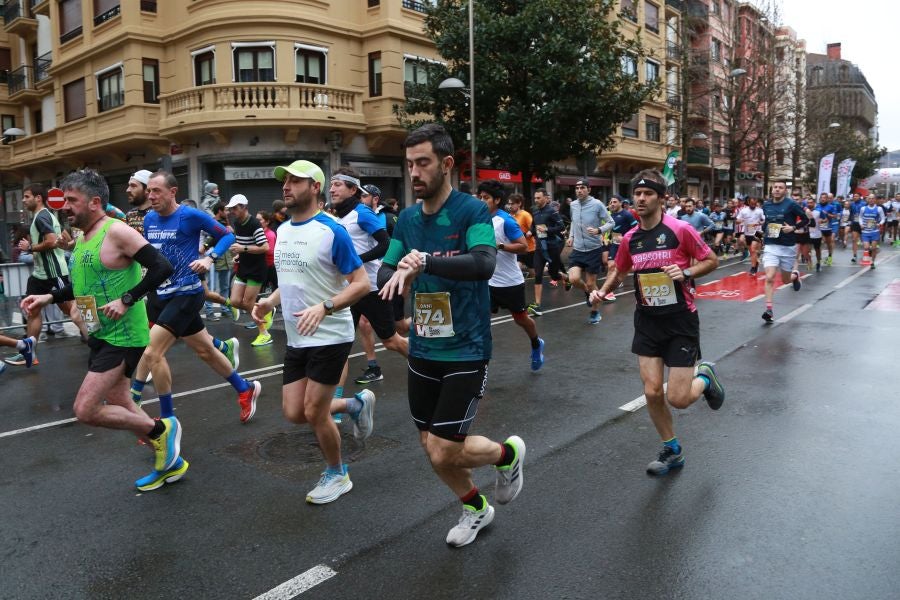 Éxito de la media maratón del Bidasoa