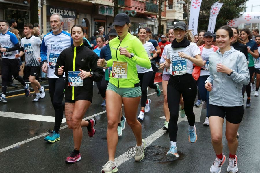 Éxito de la media maratón del Bidasoa