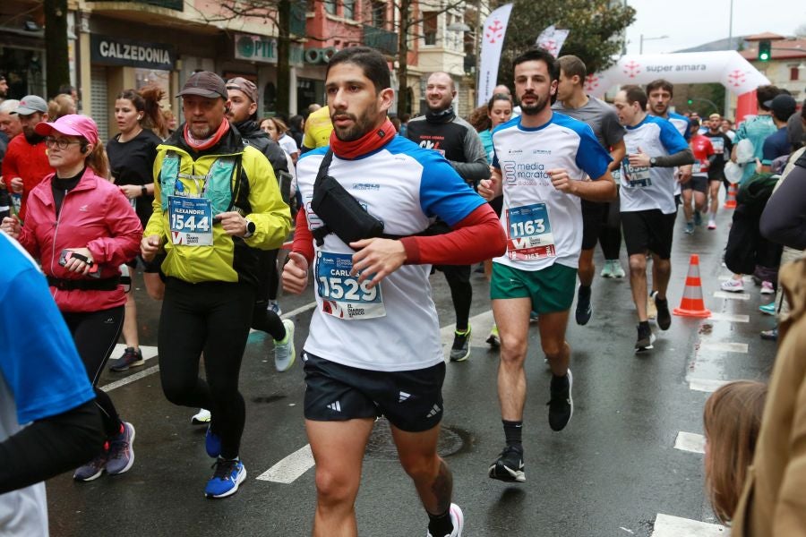 Éxito de la media maratón del Bidasoa