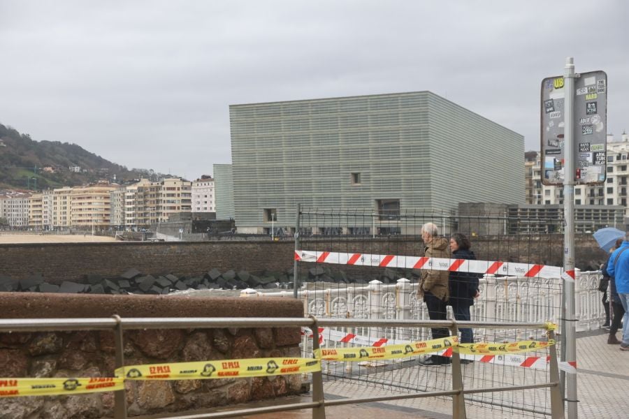 Euskadi en alerta por lluvia, viento y olas