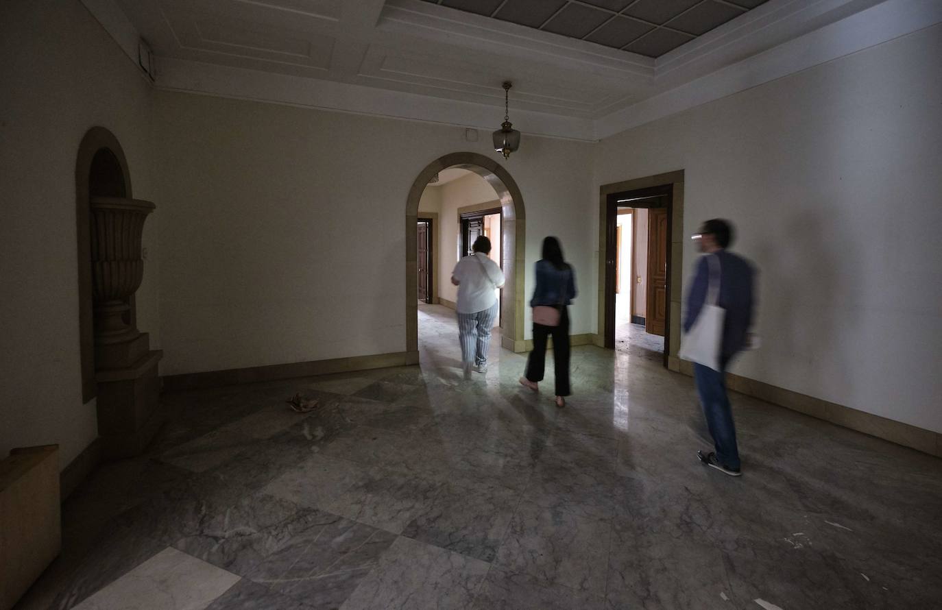 Así estaba la sede del Banco de España en Donostia en 2019