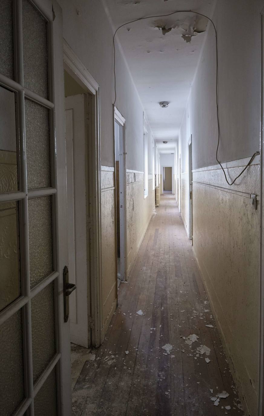 Así estaba la sede del Banco de España en Donostia en 2019