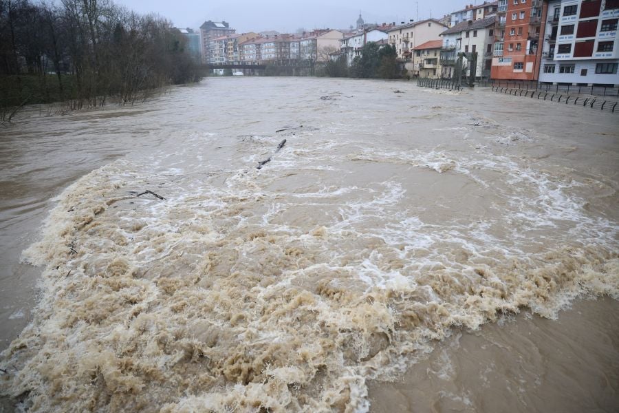 Gipuzkoa, en alerta por las fuertes lluvias