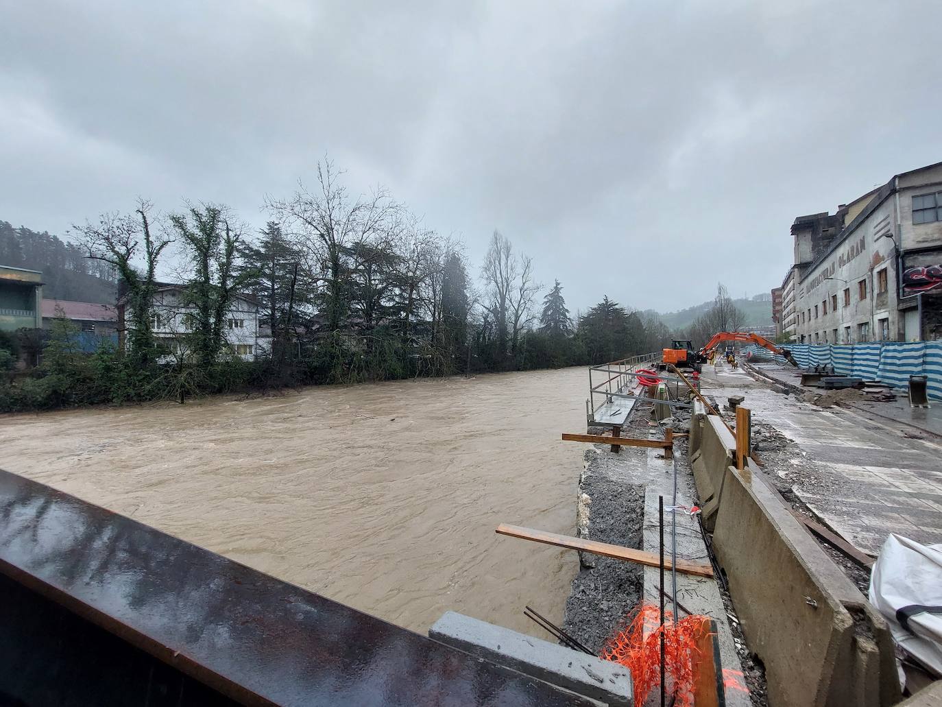 Gipuzkoa, en alerta por las fuertes lluvias