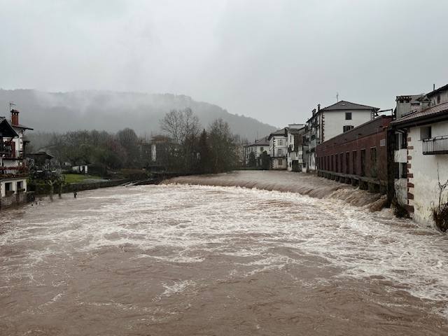 Gipuzkoa, en alerta por las fuertes lluvias