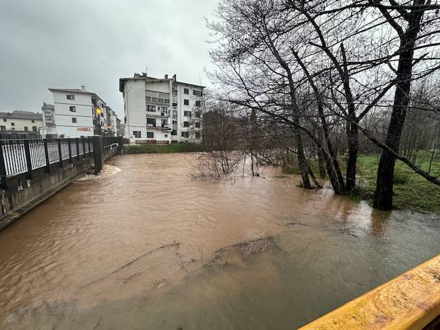 Gipuzkoa, en alerta por las fuertes lluvias