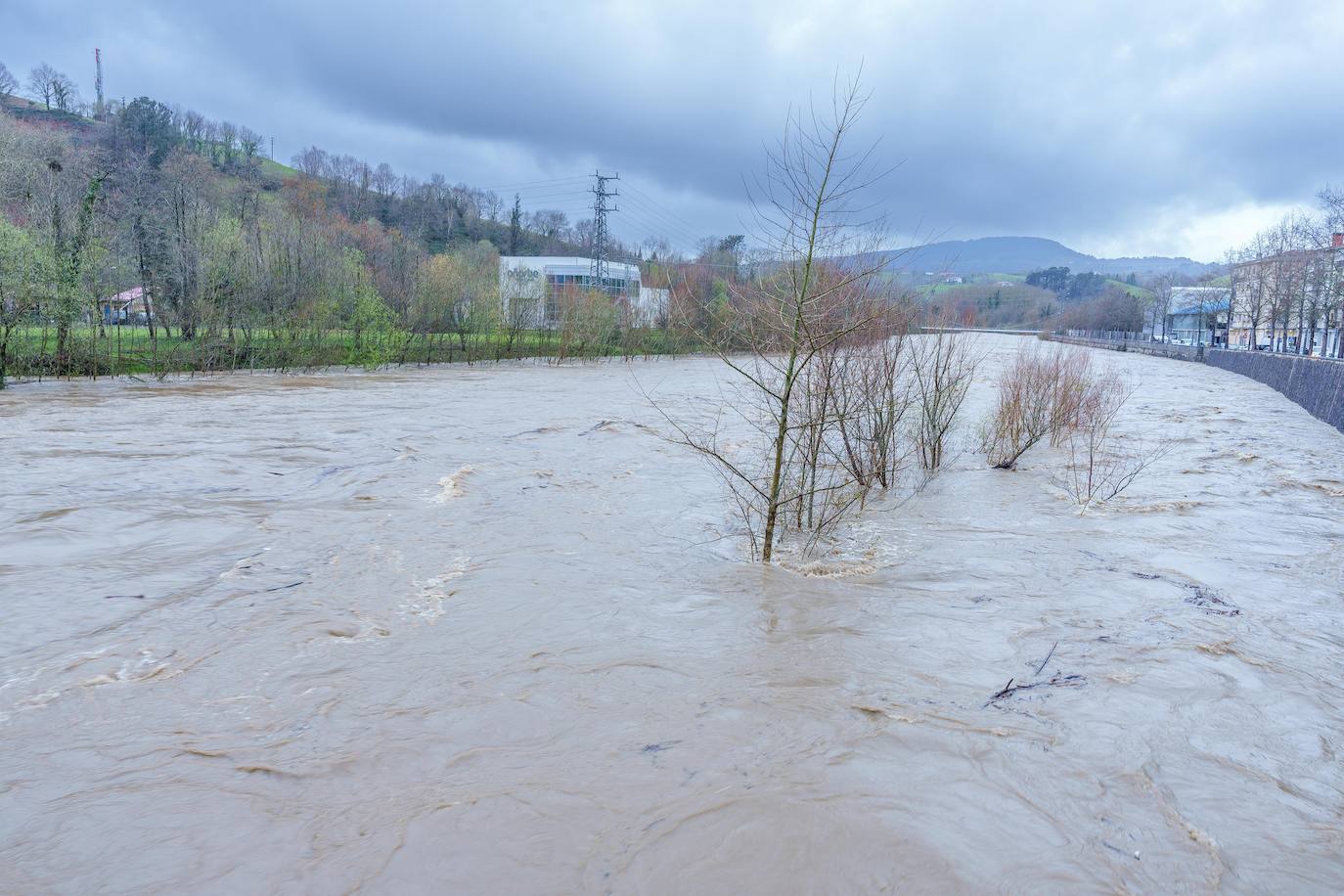 Gipuzkoa, en alerta por las fuertes lluvias