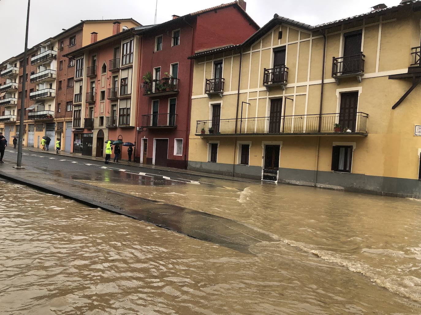 Gipuzkoa, en alerta por las fuertes lluvias