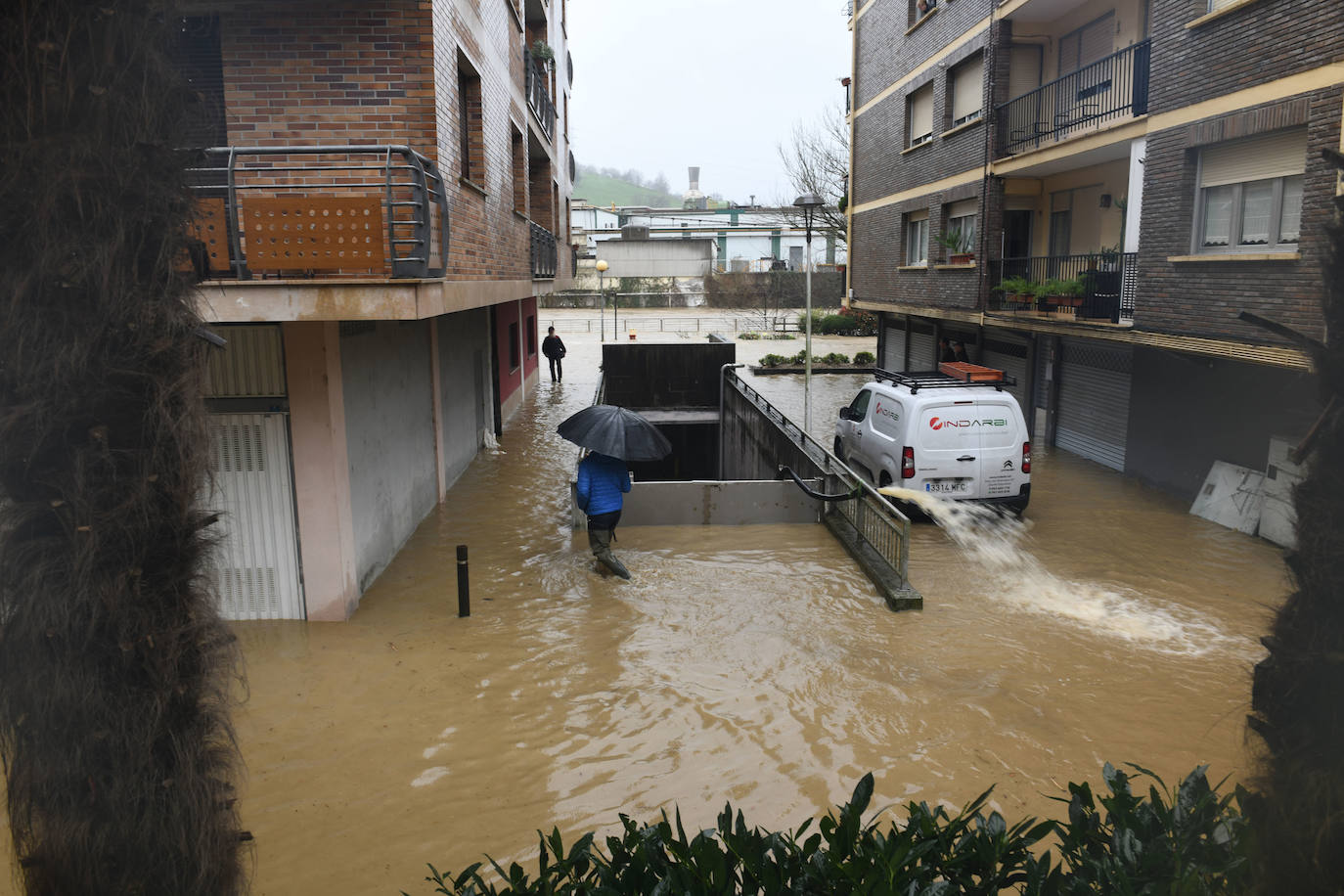 Gipuzkoa, en alerta por las fuertes lluvias