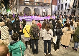 Concentración de repulsa contra las agresiones sexuales que se celebró en Tolosa en enero.