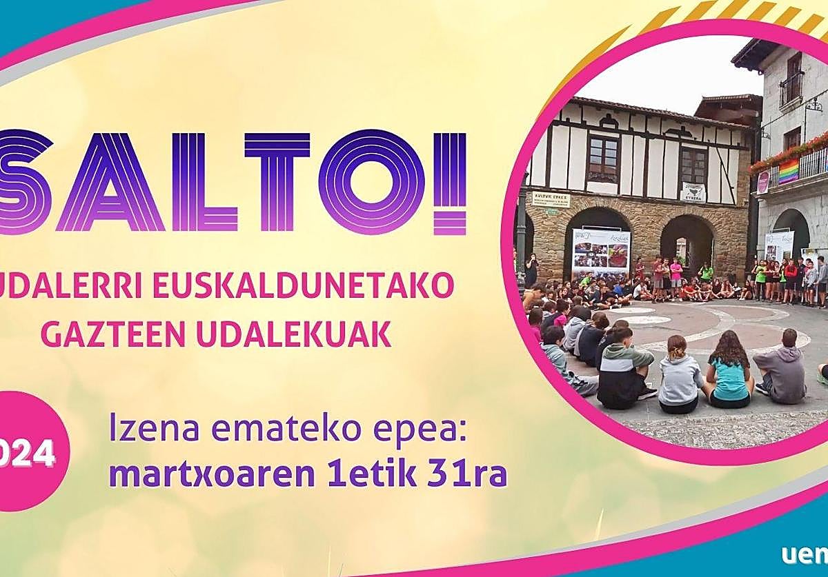 'Salto!' udalekuetan izena emateko epea ireki du UEMAk