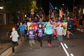 Korrikaren aurreko edizio baten irudia, Colon pasealekutik pasatzen.