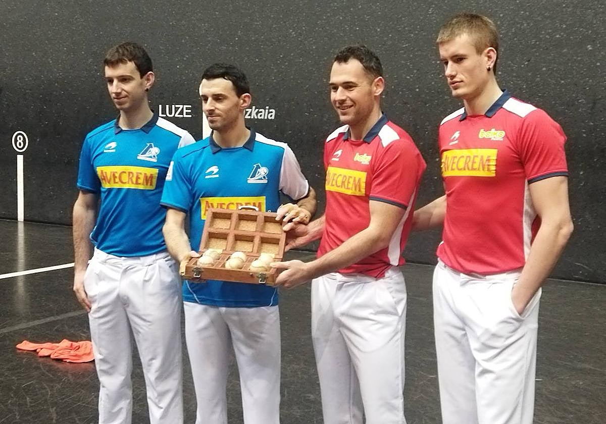 Martija, Altuna III, Jaka y Mariezkurrena II, en el Bizkaia.