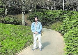 Borja Olazabal, delegado de Desarrollo sostenible, ayer en Sargia.